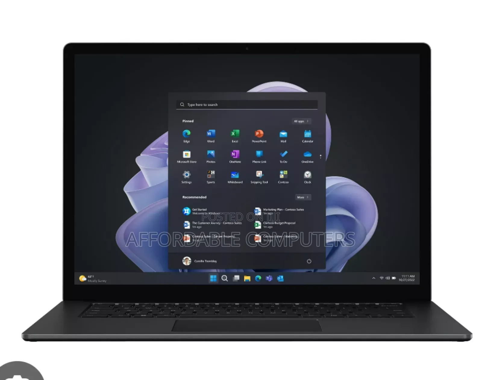 New Laptop Microsoft Surface Laptop 3 16GB Intel Core I7 SSD 256GB