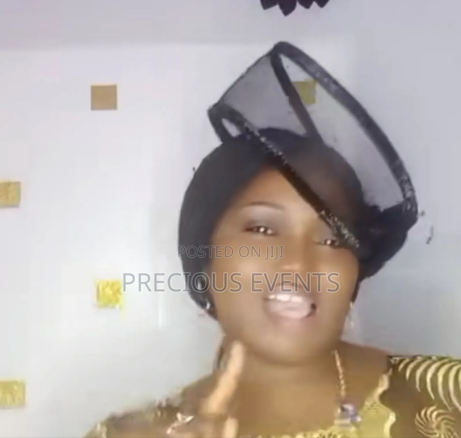 Black Fascinators and Black Turbans