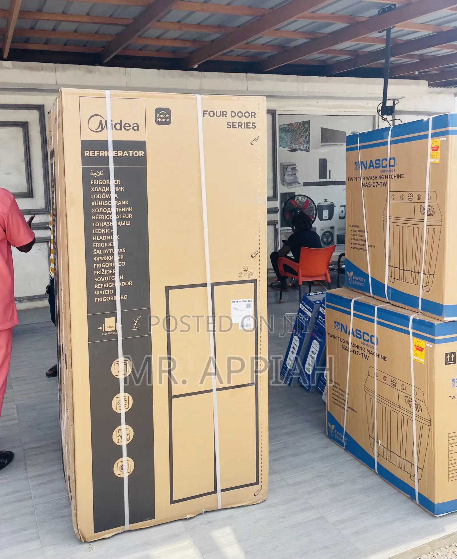 Midea 474ltr 4 Doors French Door Fridge(MDRF632FGN46D).