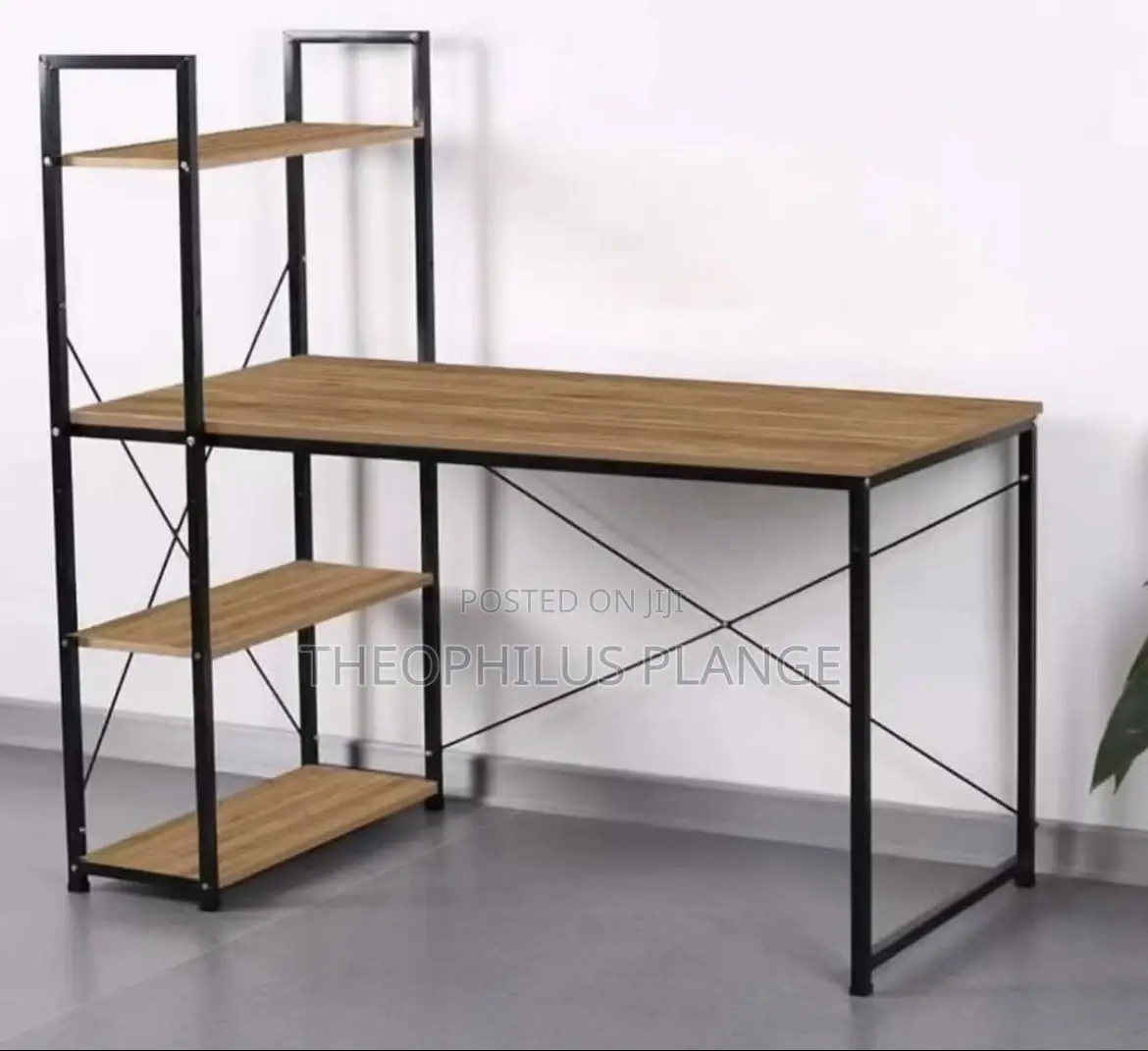 Computer Table / Study Table With Side Shelves