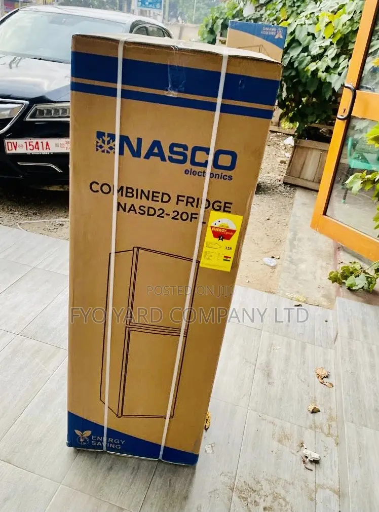 Solid and Durable NASCO 147L Gross Double Door Refrigerator