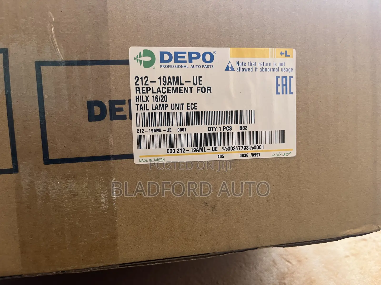 Hilux 2016-2020 Depo Tailight Pair