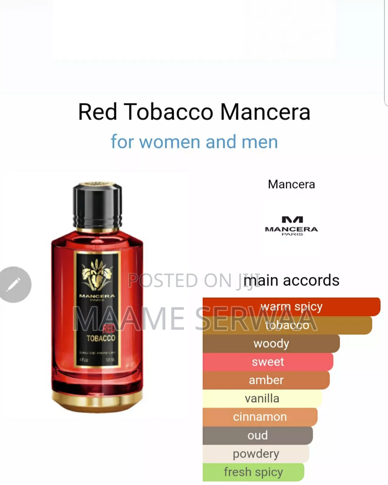 Montara Rouge Tobacco by Fragrance World