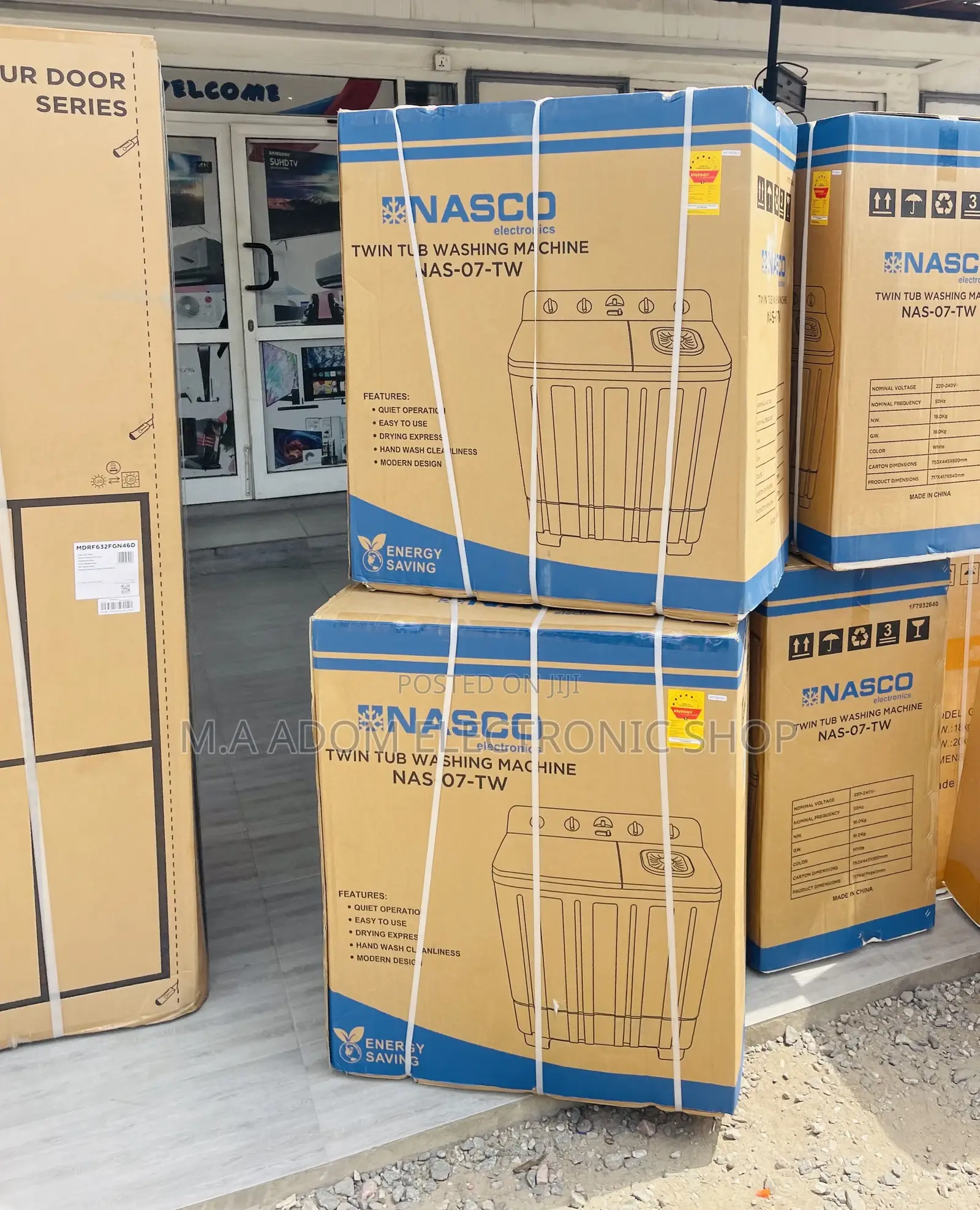 Choose Quality Nasco 7kg Semi-Auto Washing Machine.