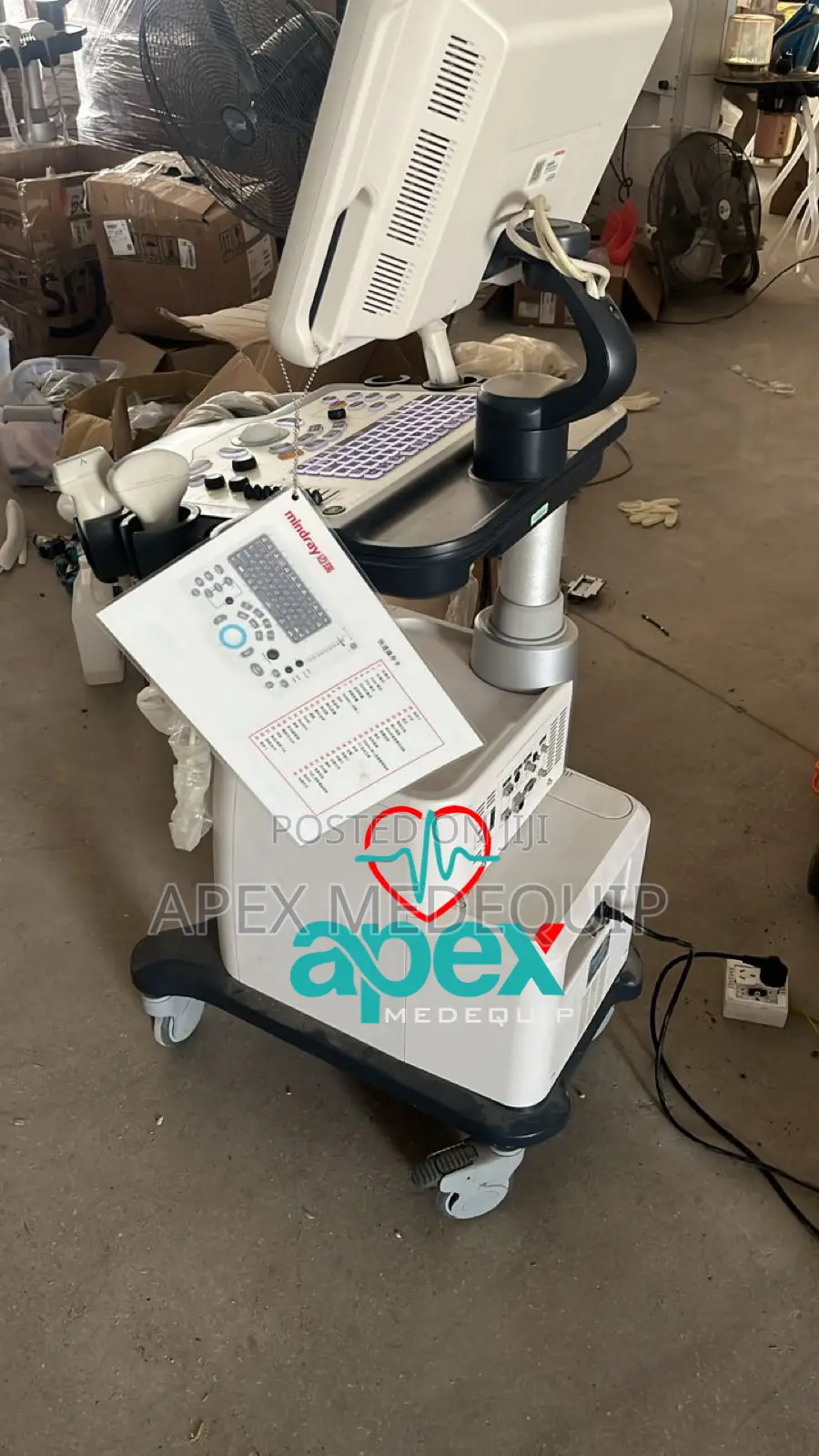 Mindray DC 28 Ultrasound System + 3 Probes ( Almost New )
