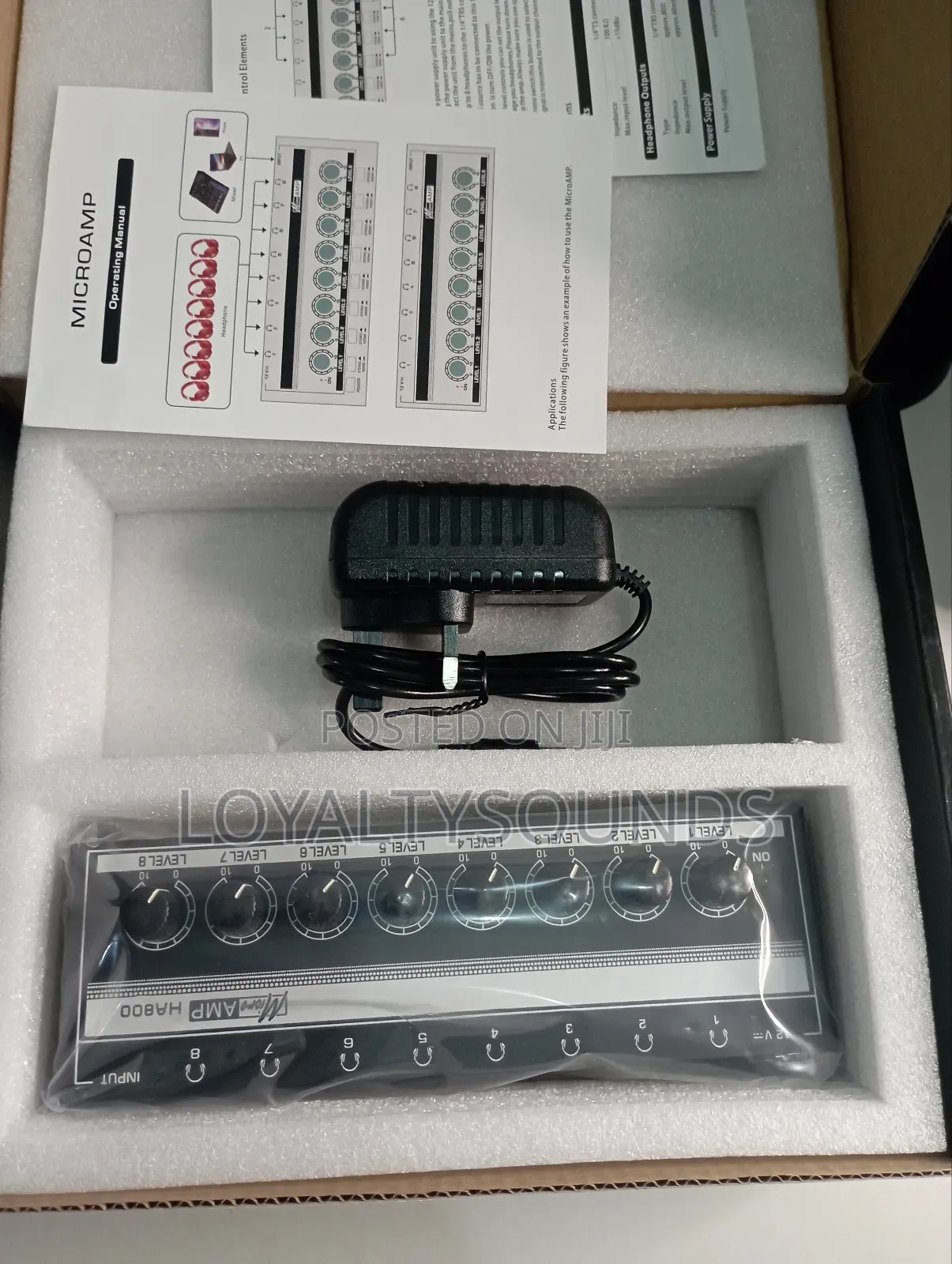 8-Channel Headphone Amplifier