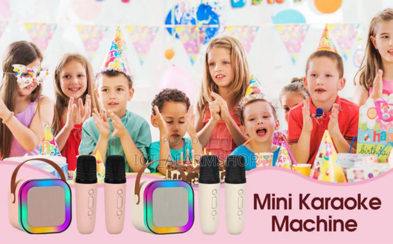 Kids Karaoke Microphone Bluetooth Music Player