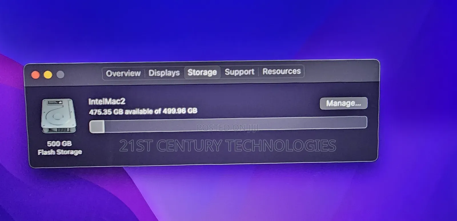 Laptop Apple MacBook Pro 2016 8GB Intel Core I5 SSD 512GB