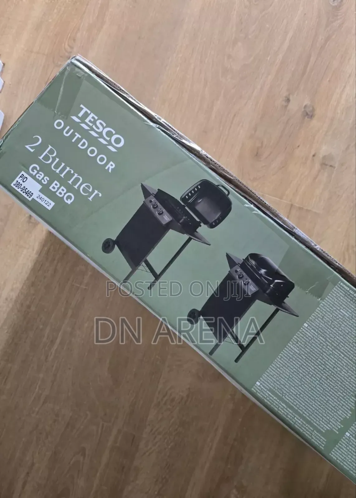 Tesco 2 Burner Gas BBQ Grill Stand