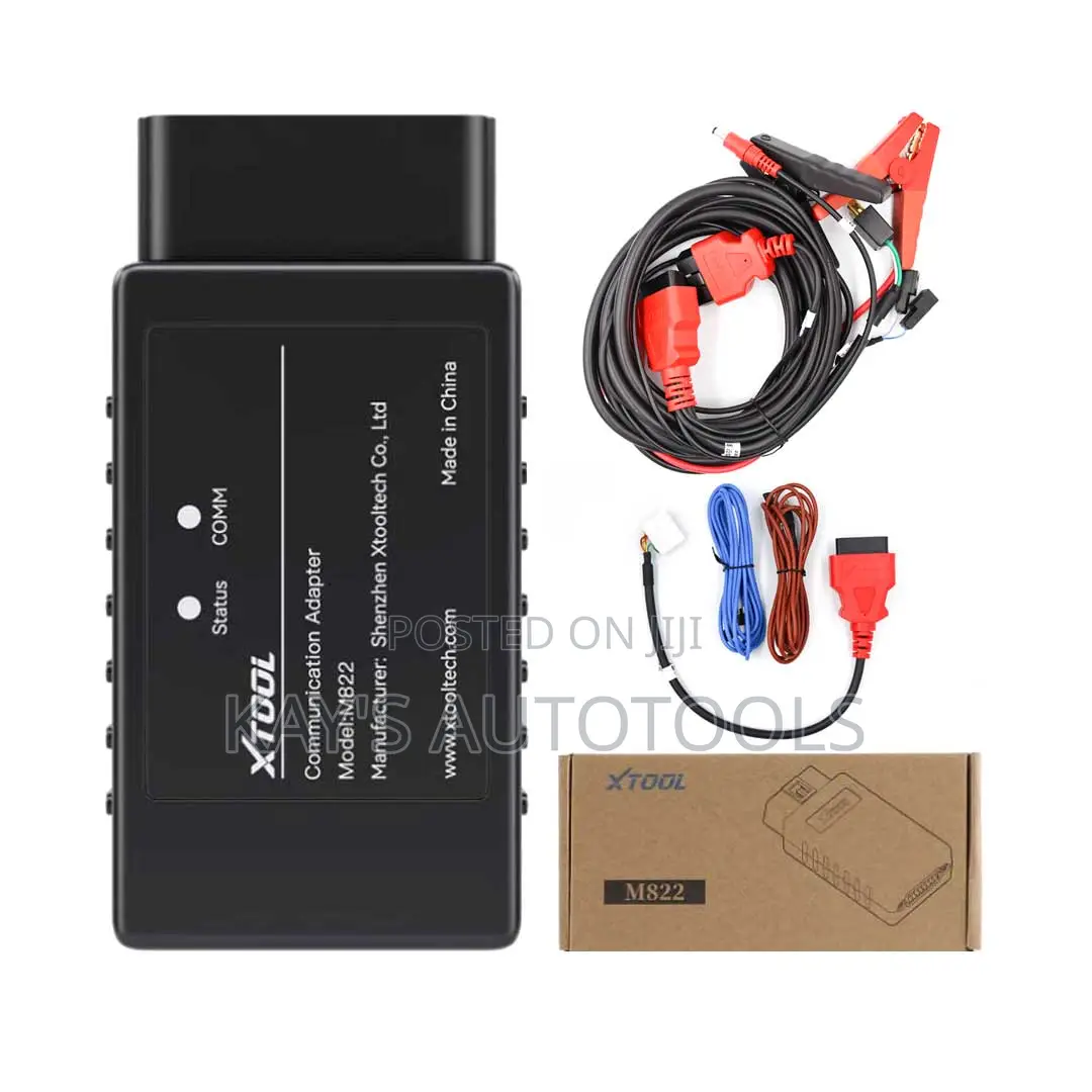 Xtool M822 +M821 Toyota + Benz All Key Lost Adapter + Cables