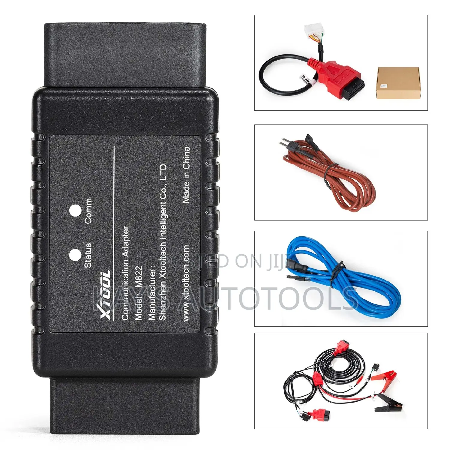 Xtool M822 +M821 Toyota + Benz All Key Lost Adapter + Cables