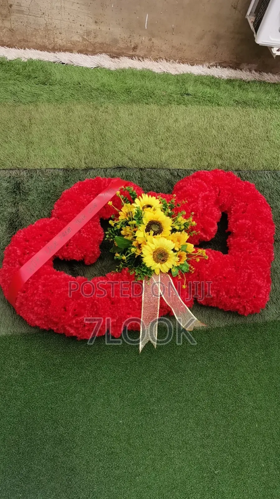 Special Artificial Flower Sympathy Wreath