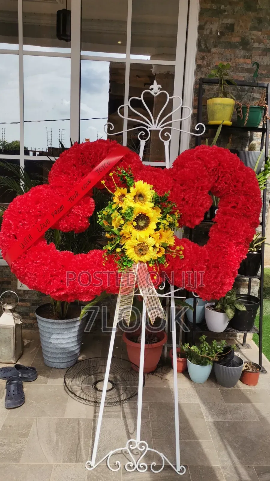 Special Artificial Flower Sympathy Wreath