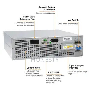 Ghana High Quality Online 1KVA Rack Mounted Ups Power Backup