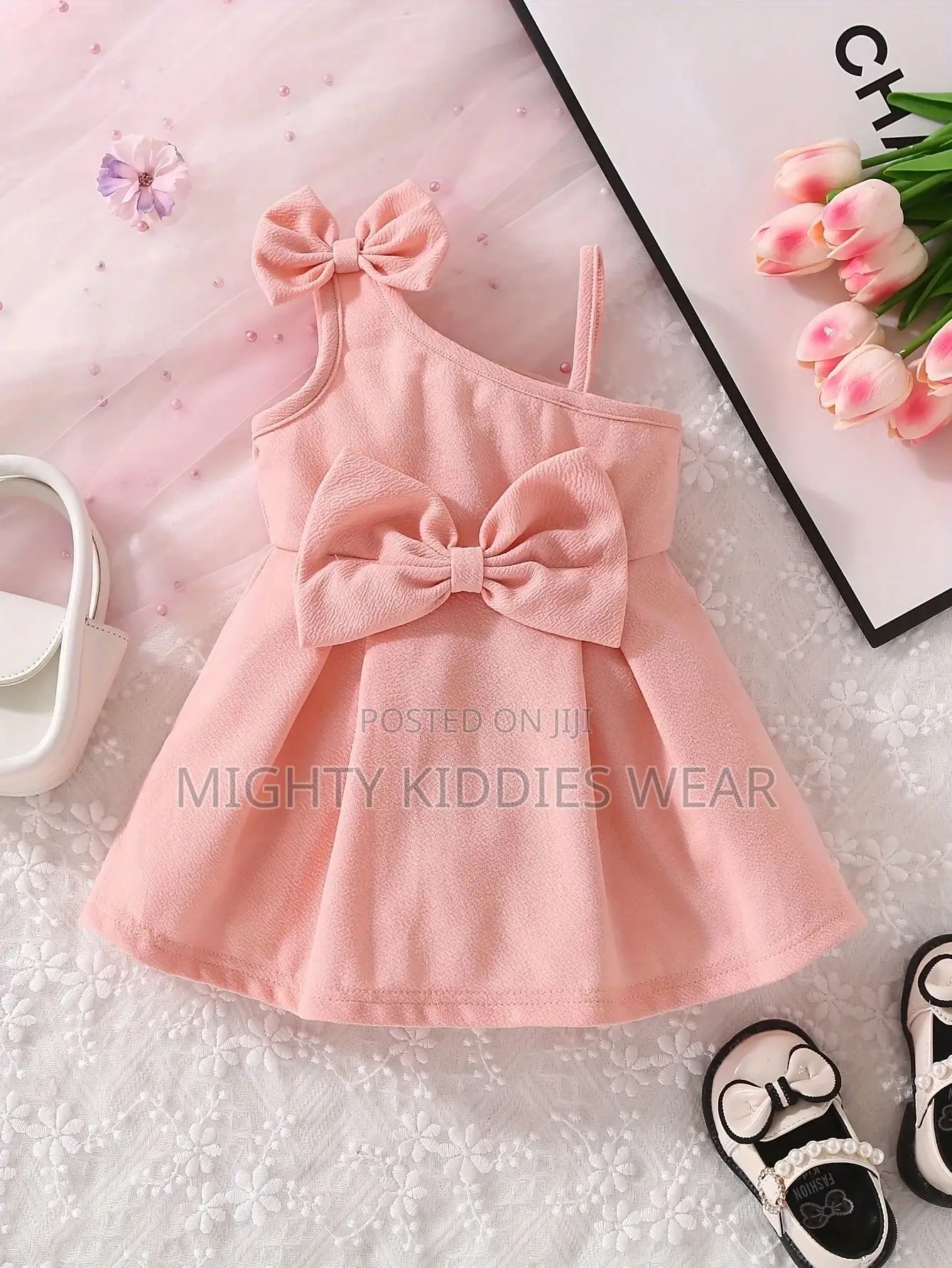 Girls Cute Dress. Ages 9-12m