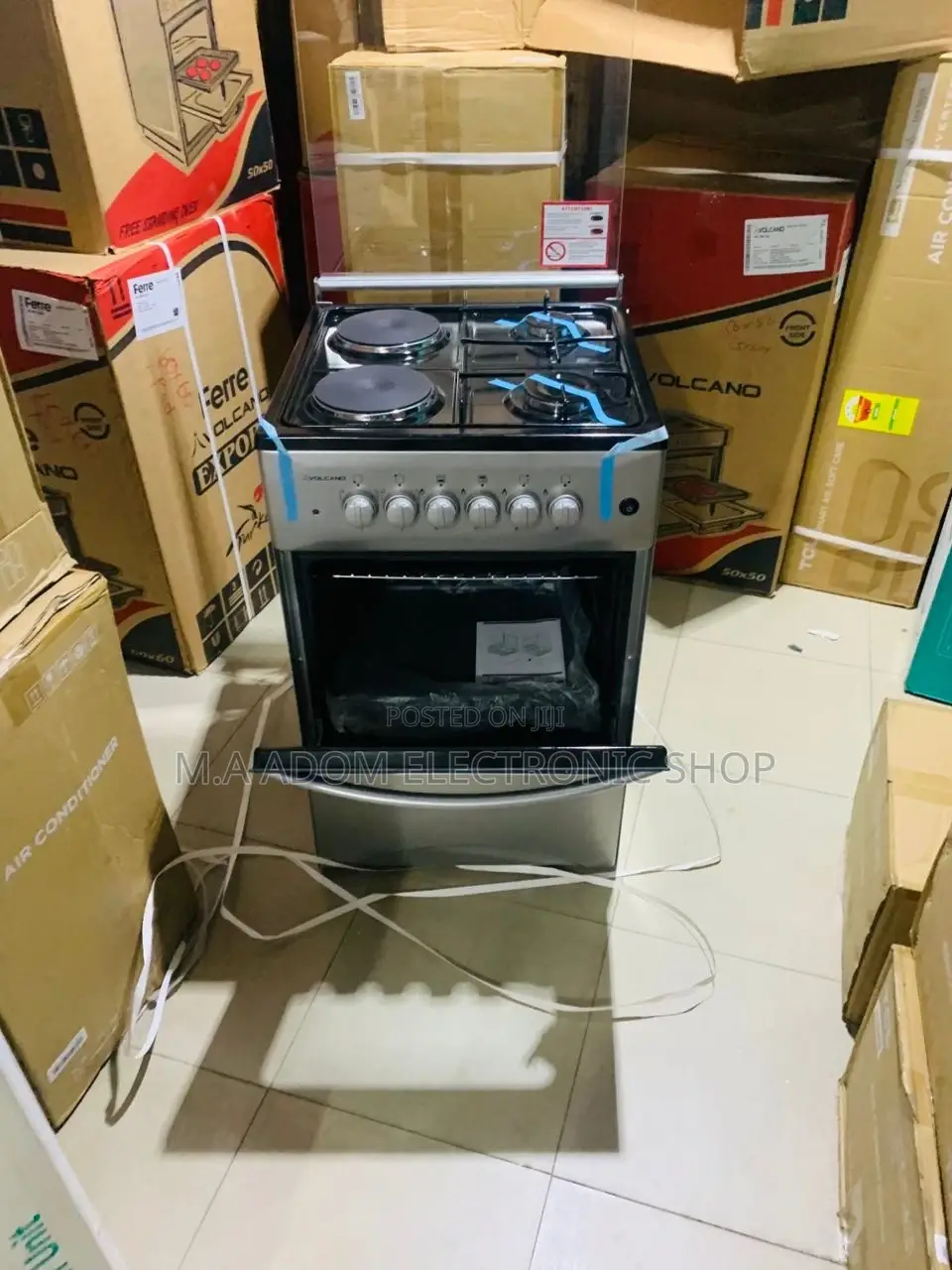 Powerful Cooling Solution: Volcano 50x50 Dual Fuel Oven