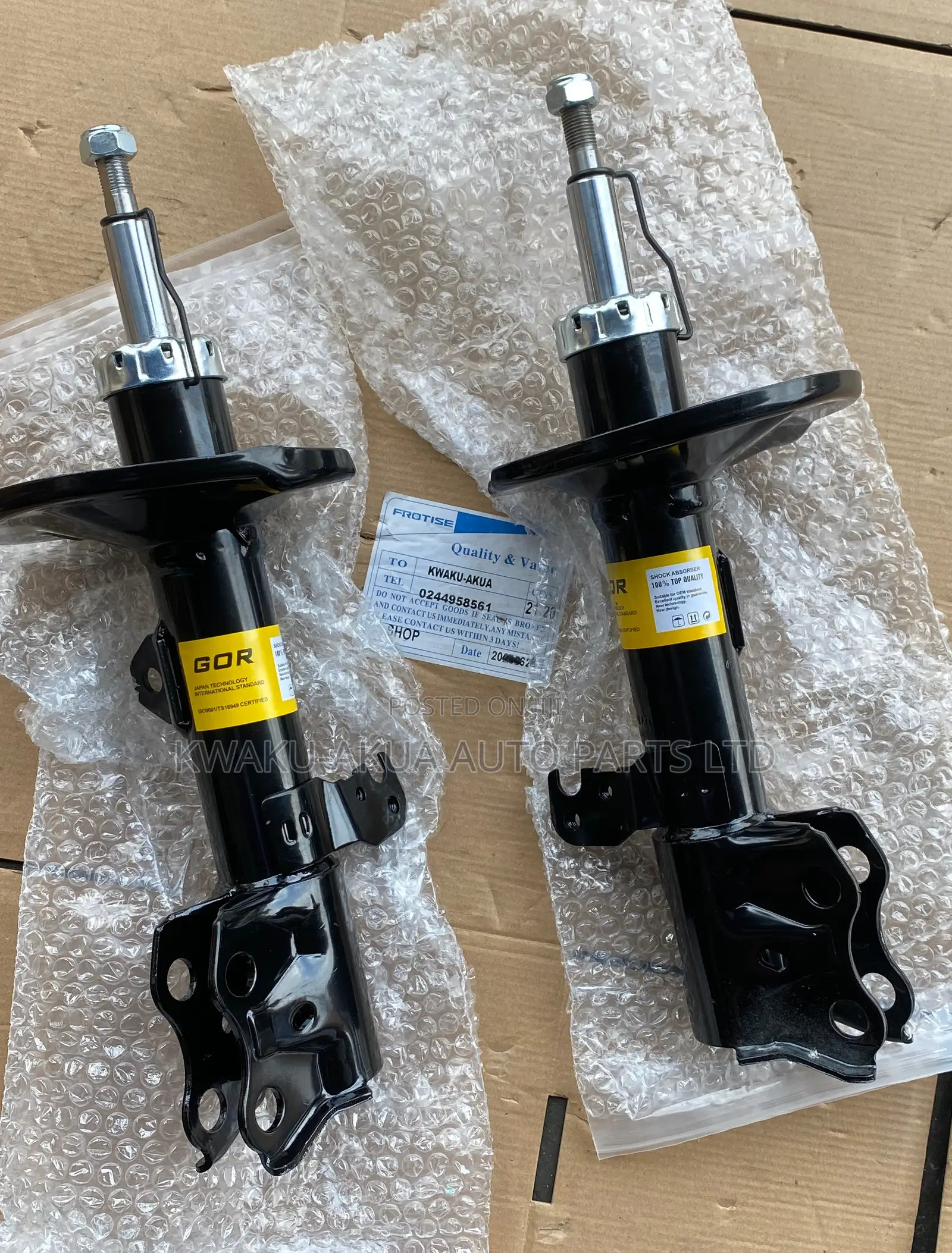 Toyota Corolla 2010-2013 Front Shocks