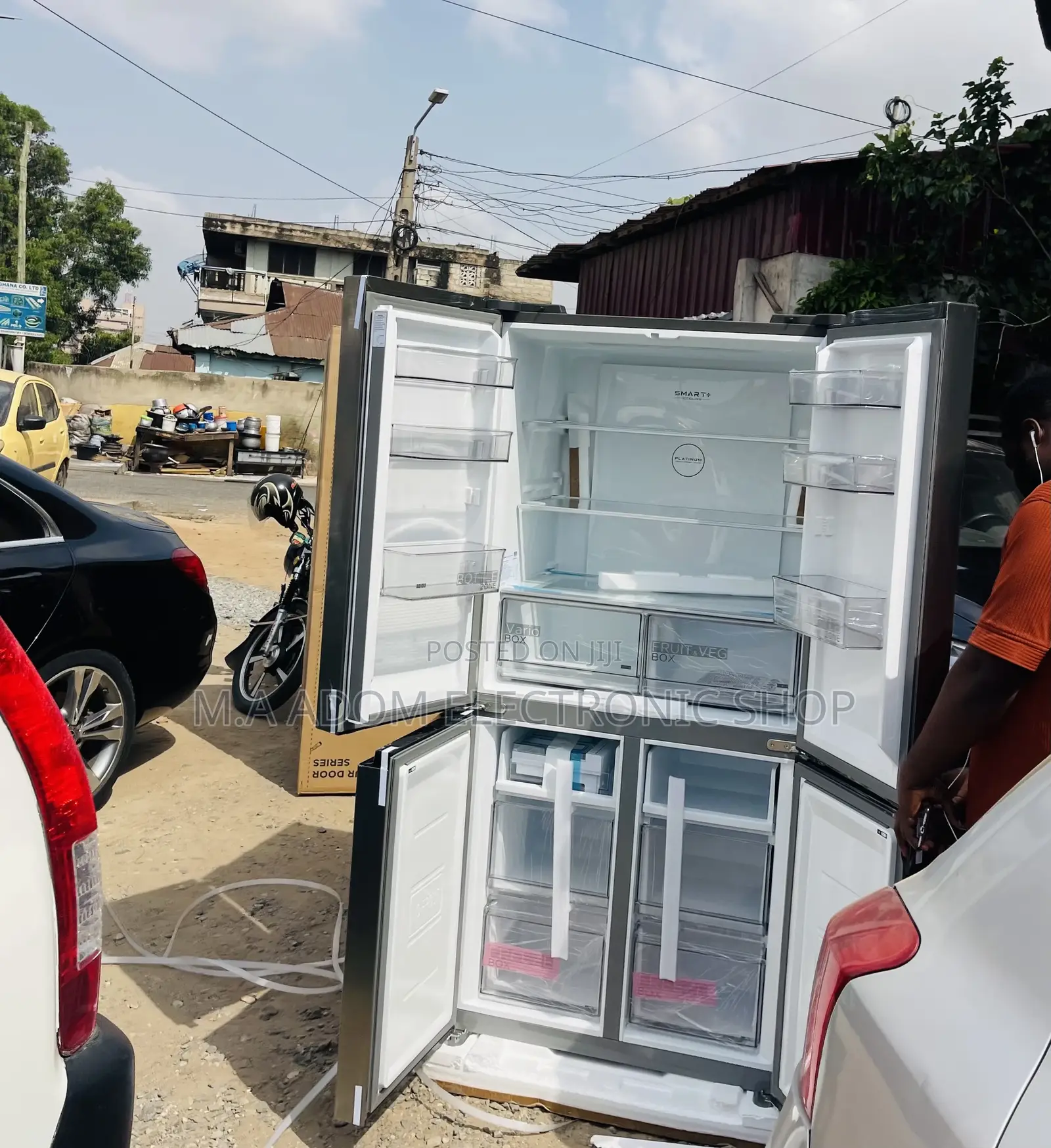 Brand New Midea MDRF632FGN46D 474L Side by Side Fridge.