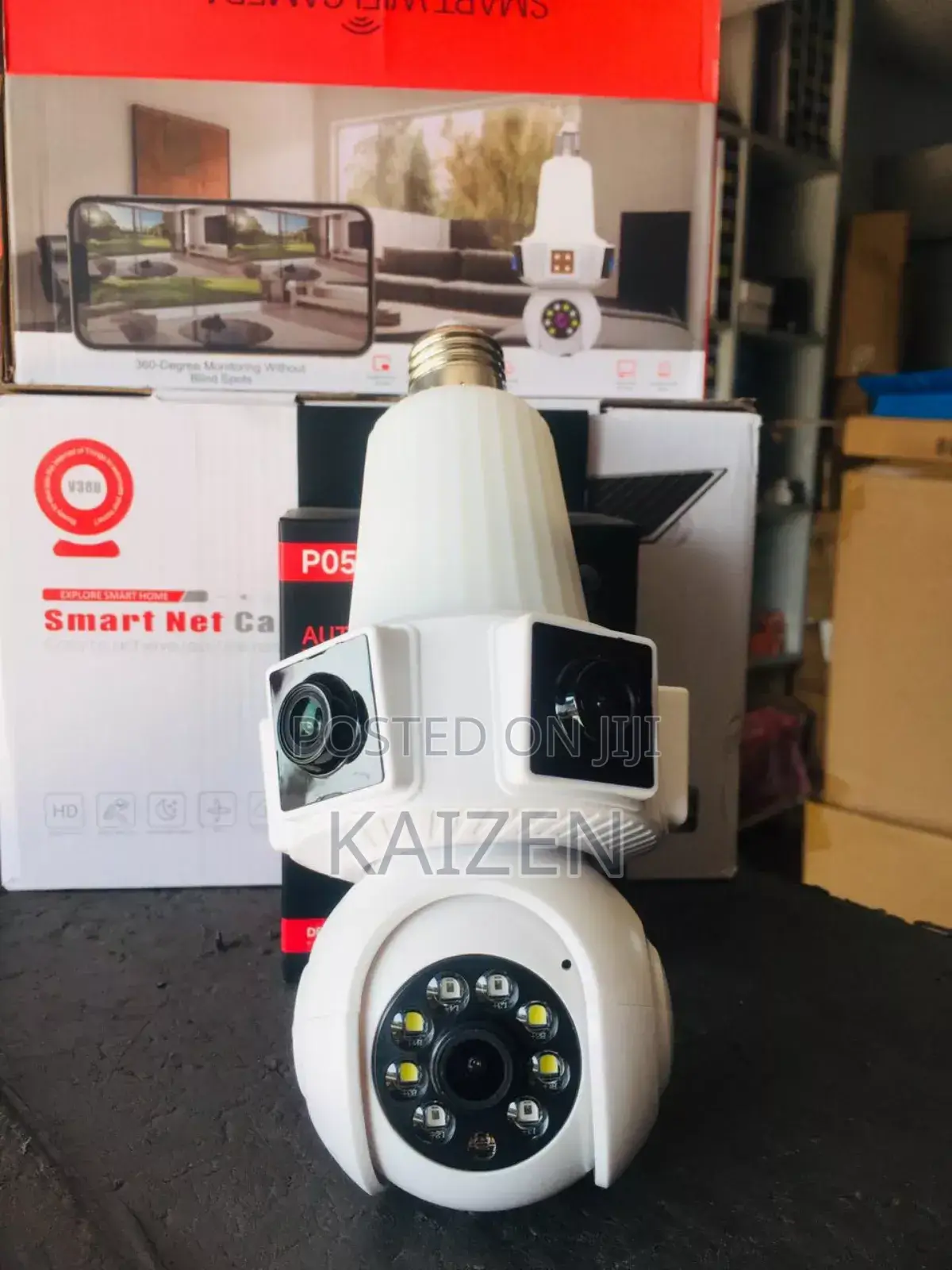 Triple Lens Bulb Camera