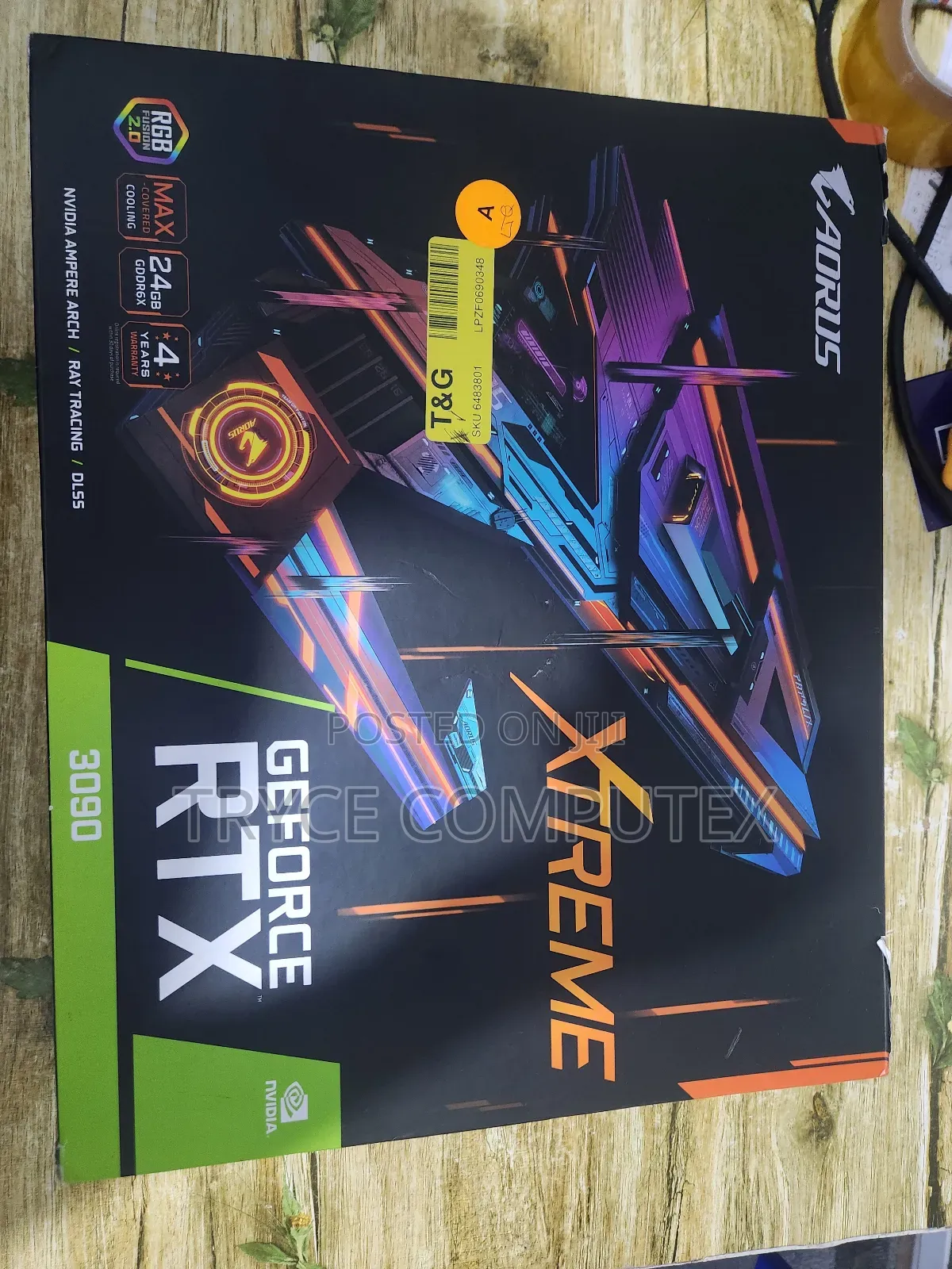 Aorus Xtreme RTX 3090 24gb Graphic Card