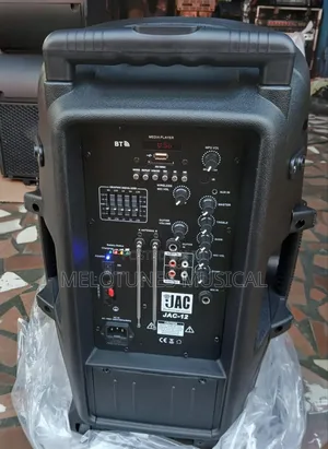 JAC 12inches Rechargeable Bluetooth Speaker With Two Mics