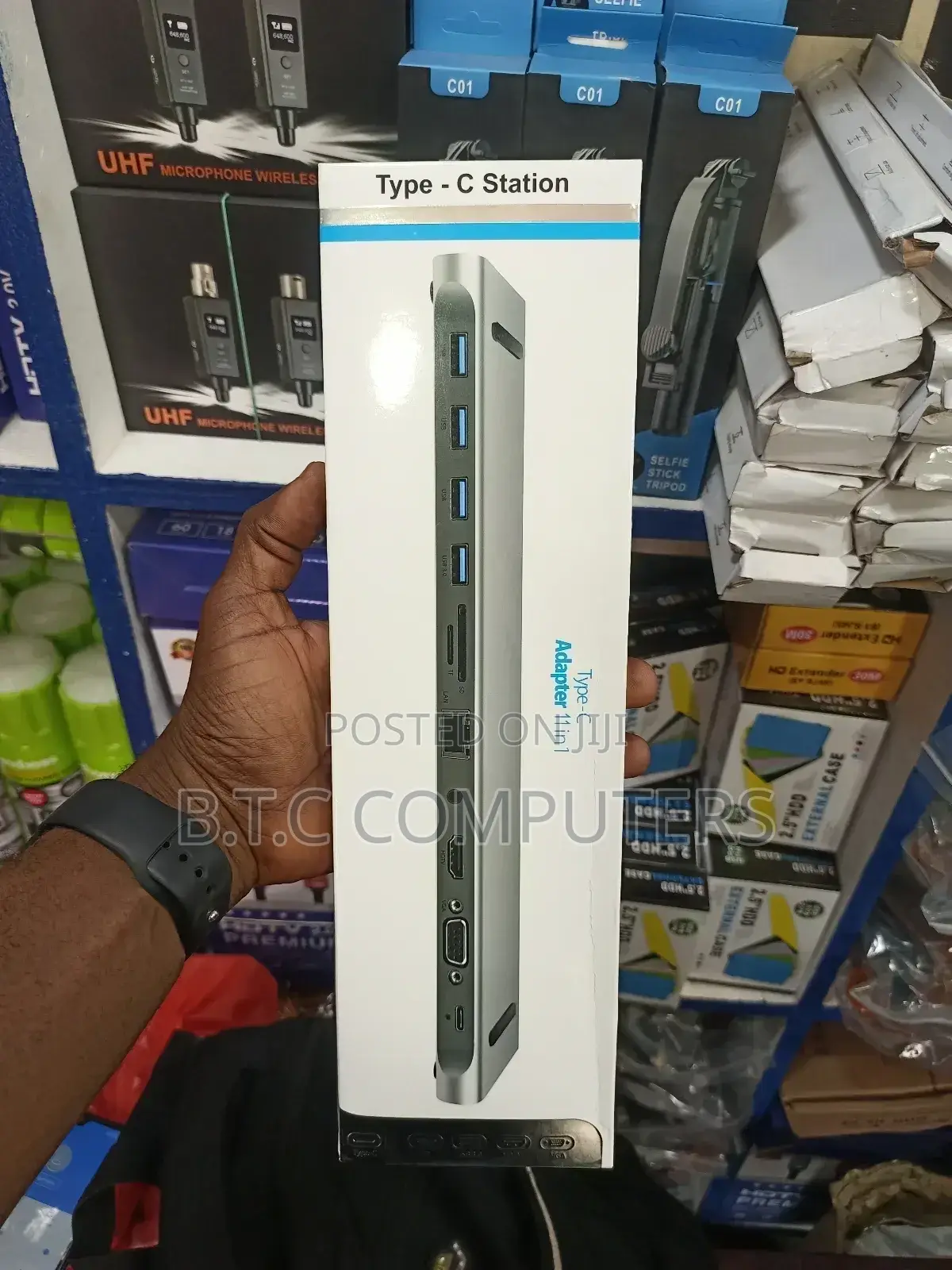 Docking Station Adapter Type C Adapter 11 in 1
