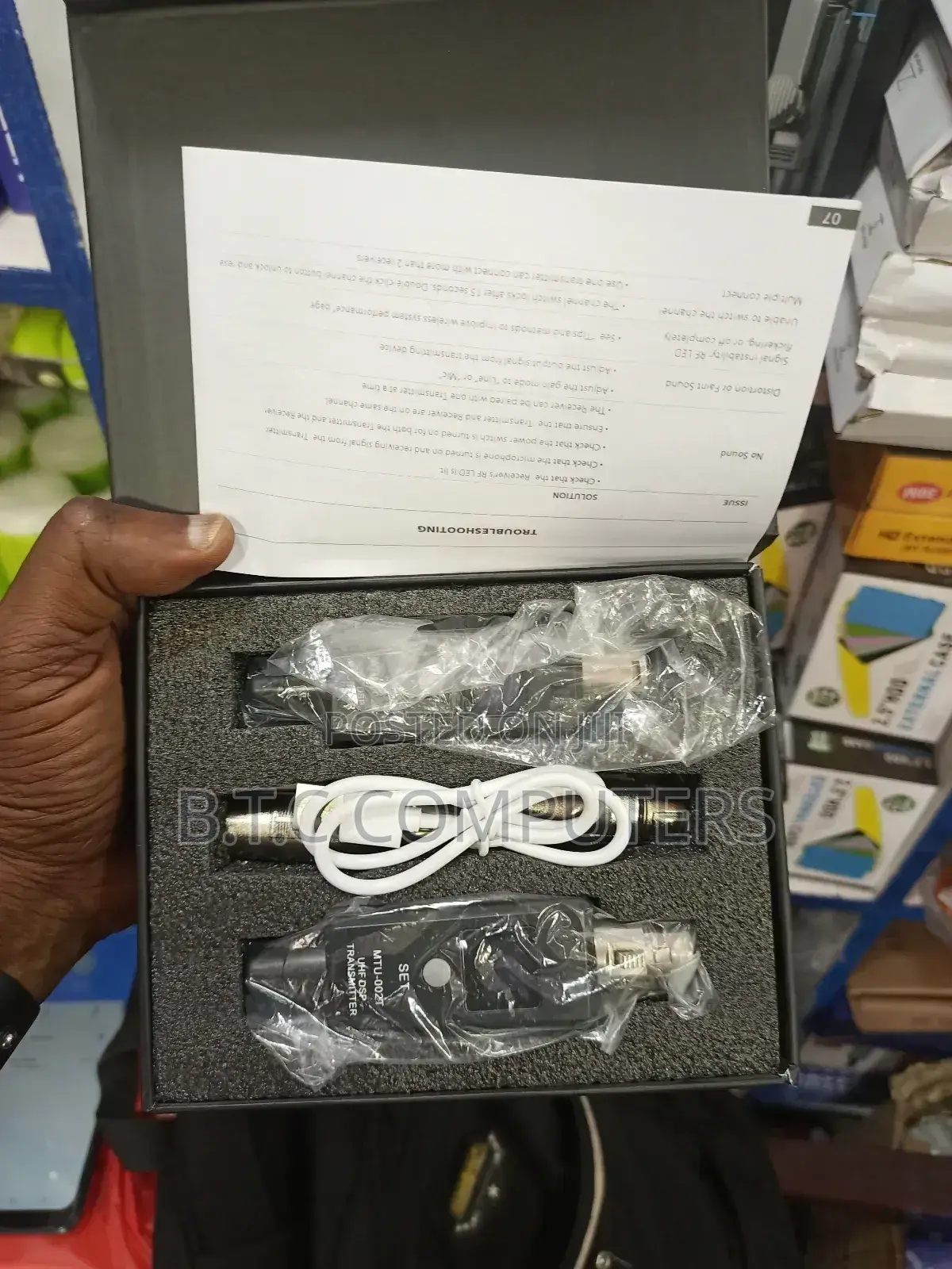 Uhf Microphone Wireless System