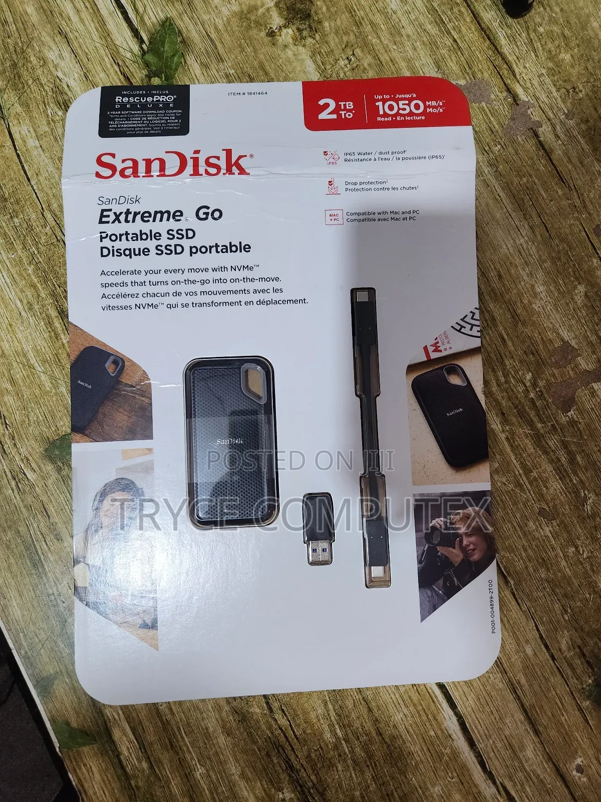 2tb Sandisk Extreme Go Portable SSD Drive