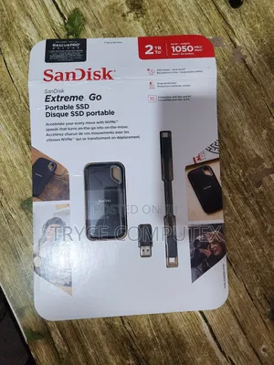 2tb Sandisk Extreme Go Portable SSD Drive