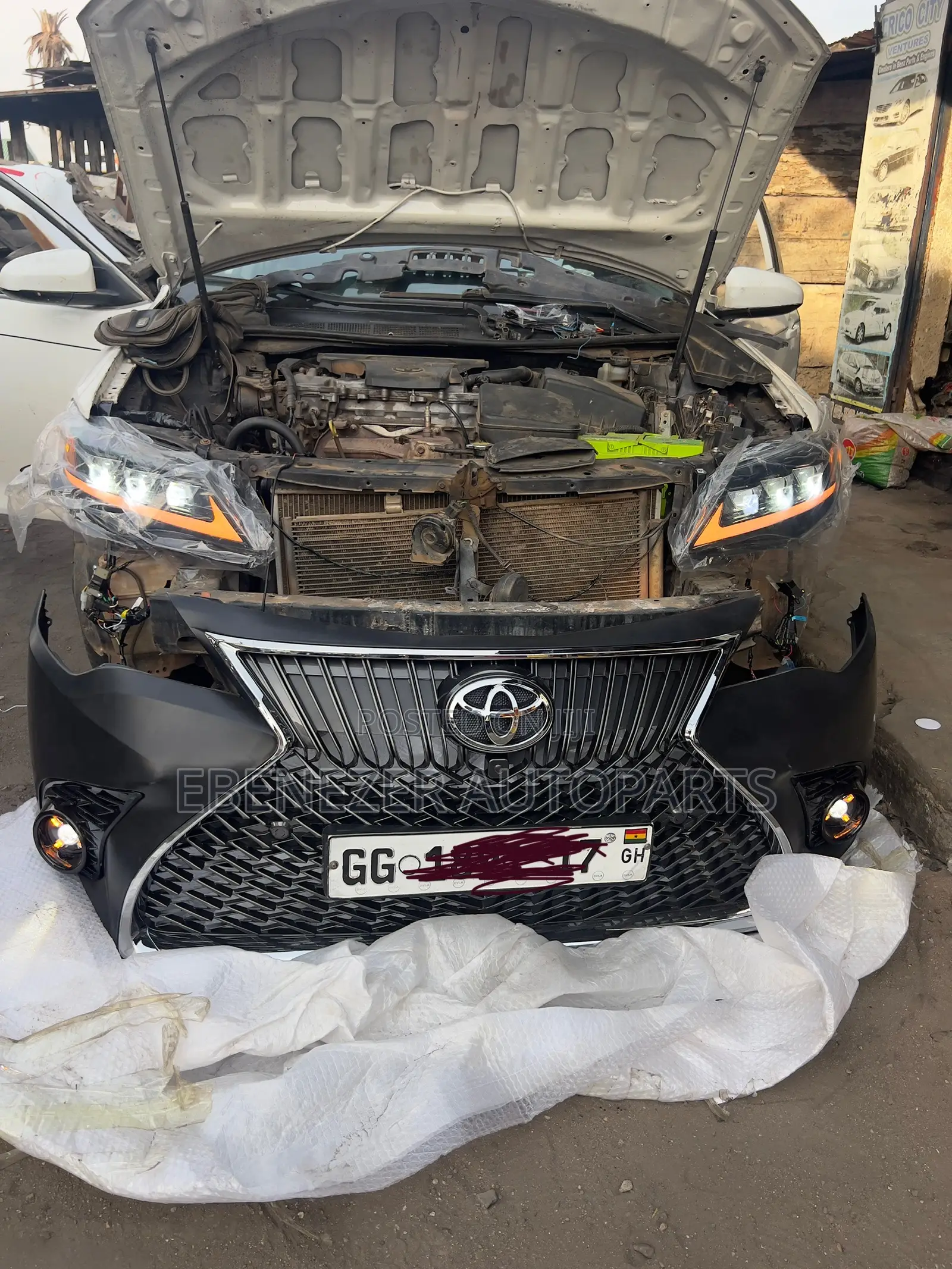 Camry Spider Front Lexus Upgrade With Led Headlights