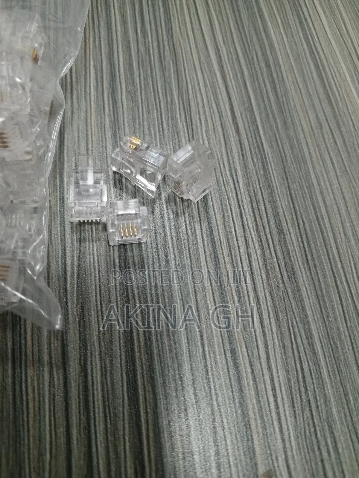RJ11 Connectors for Telephone Cable 100 PCS 6P4C