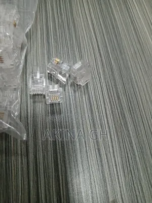 RJ11 Connectors for Telephone Cable 100 PCS 6P4C