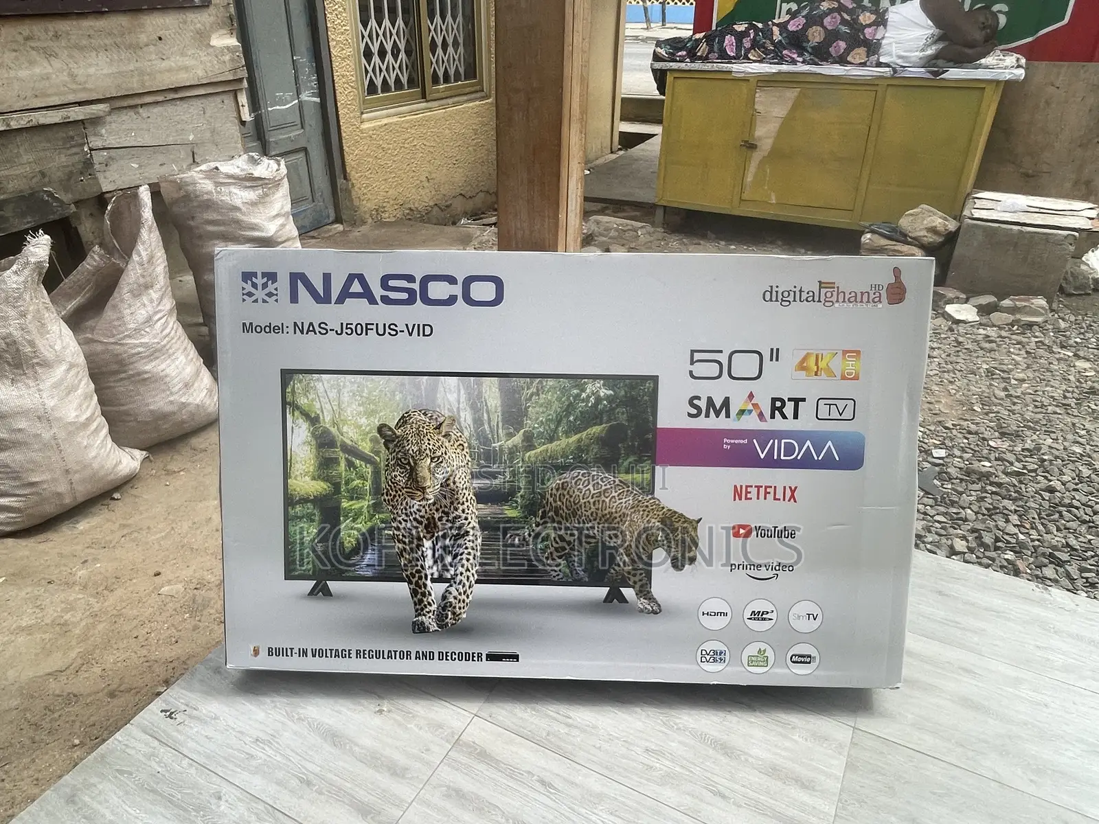 Very New Nasco 50 Inch Slim Digital Satellite LED Smart TV