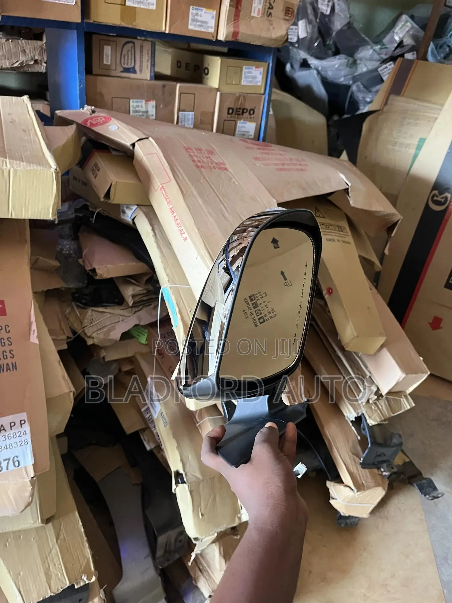Hilux Vigo 2012 Driving Mirror With Light