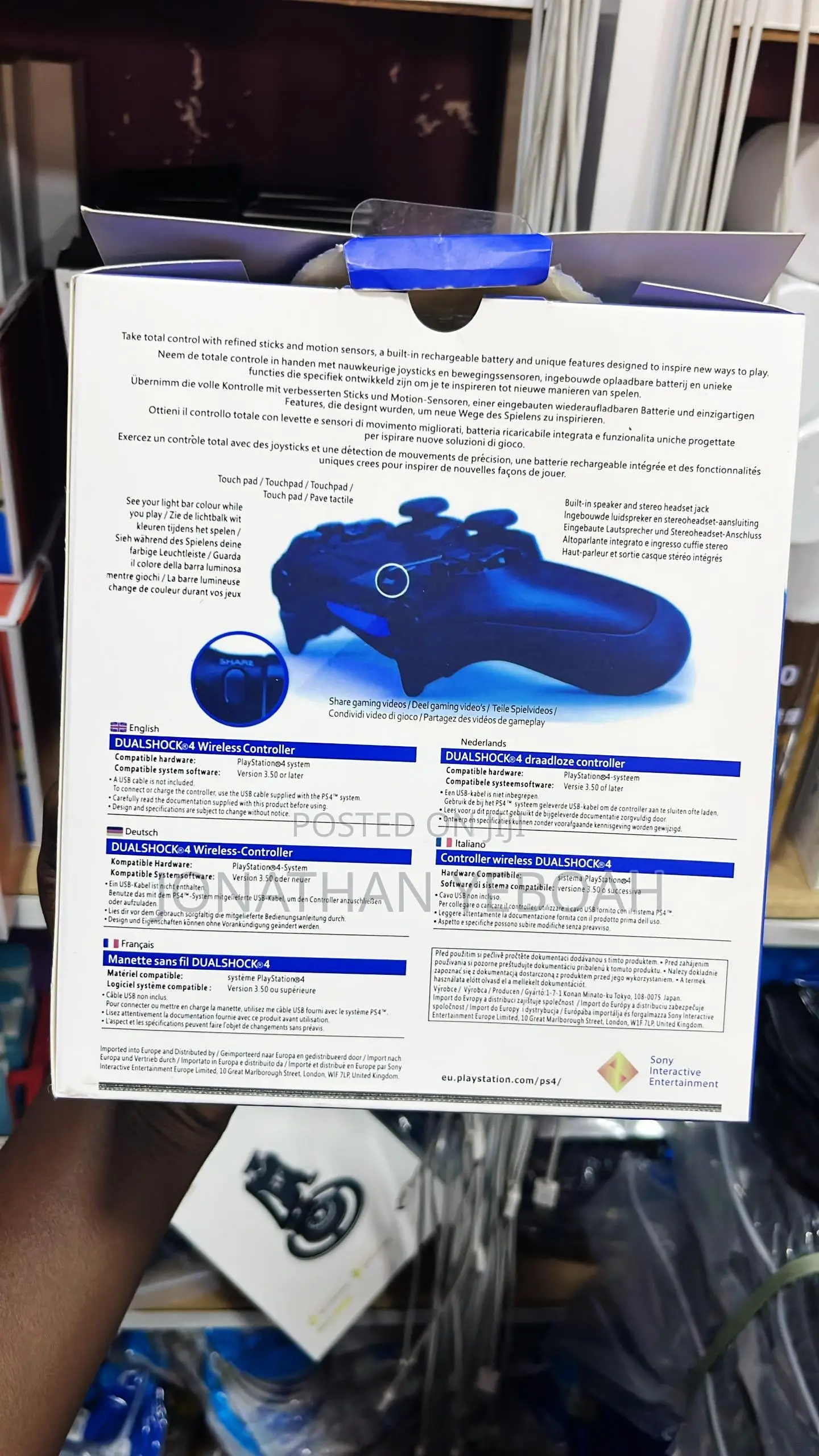 Play Station 4 Controller(Ps 4 Pad)