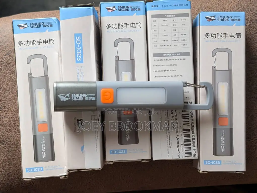New Xiaomi Portable LED Flashlight USB Rechargeable