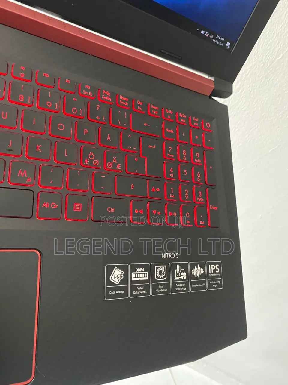 Laptop Acer Nitro 5 16GB AMD Ryzen 5 HDD+SSD 256GB