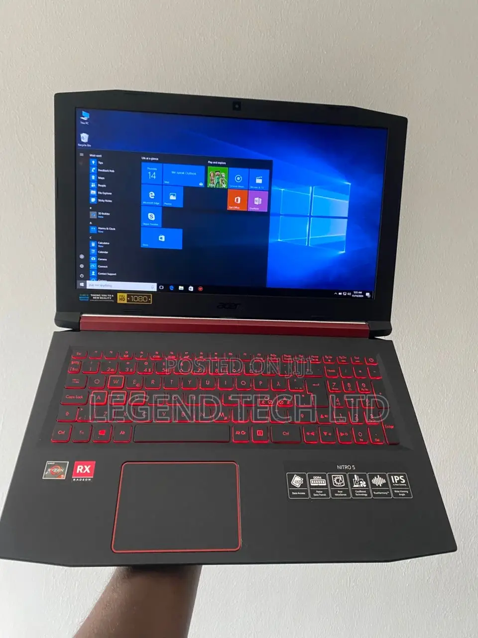 Laptop Acer Nitro 5 16GB AMD Ryzen 5 HDD+SSD 256GB