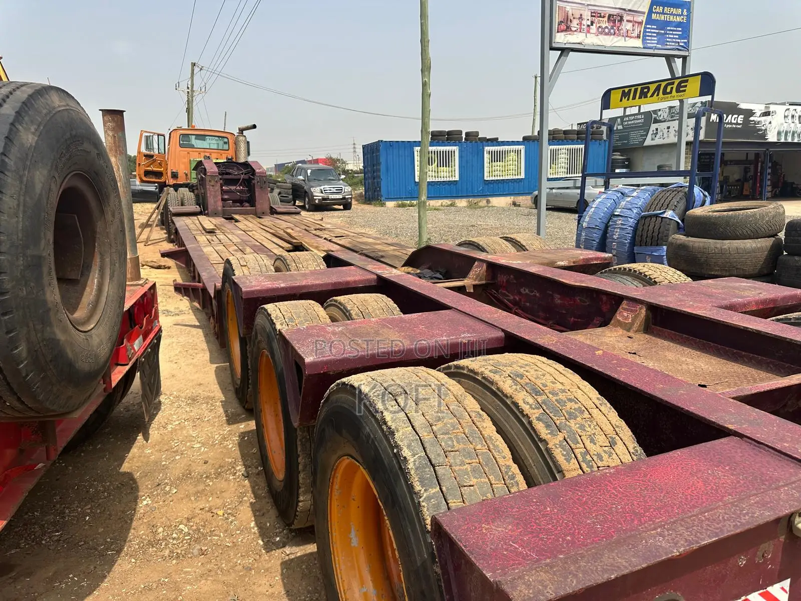 Lowbed Lowboy Trailer 50 Ton Tear Neck