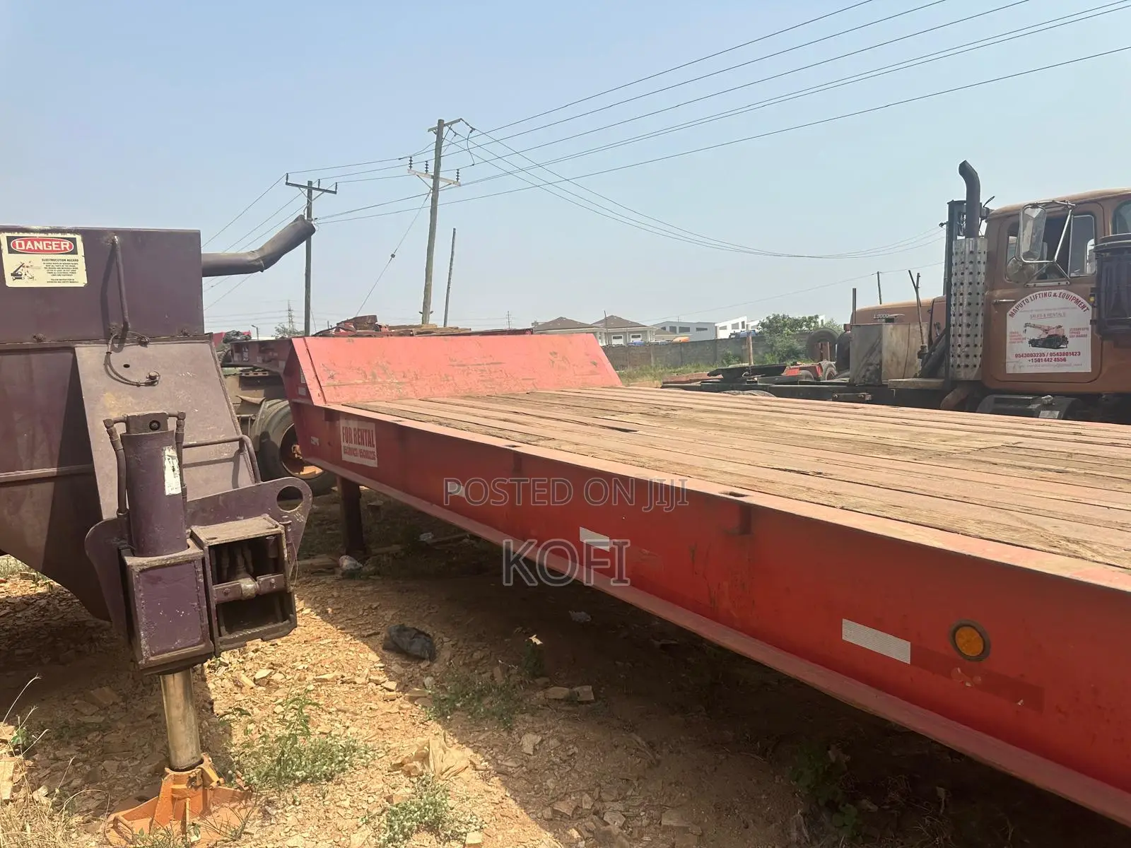 Lowbed Trailer- Stepdeck Trailer 40 Ton Lowbed