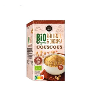 Organic Red Lentils and Chickpeas Couscous