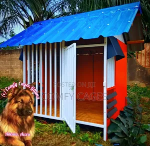 Large Solid Galvanized Steel Comfy Security Dog Cage