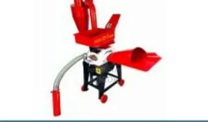 Gasoline 2 in 1, Self Sucking Grinder Chaff Cutter Machine