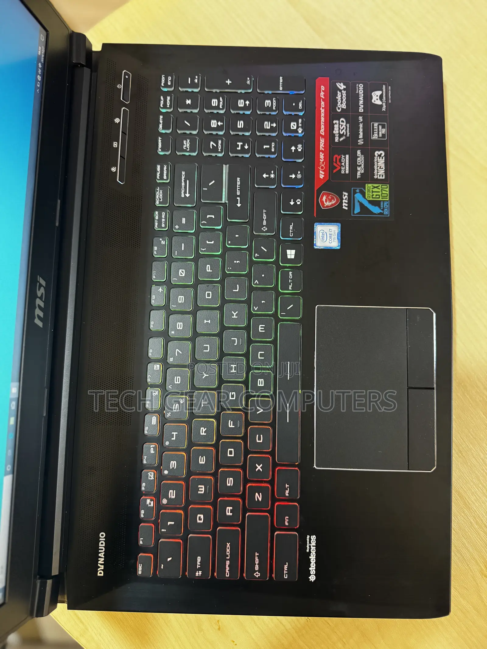 Laptop MSI GT62VR 7RE Dominator Pro 16GB Intel Core i7 HDD+SSD 1T