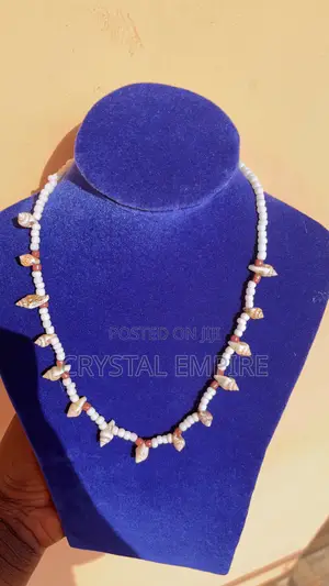 Beaded Shell Neckpiece