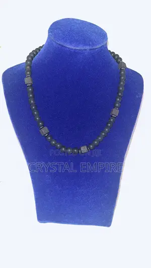 Black Beaded Necklace