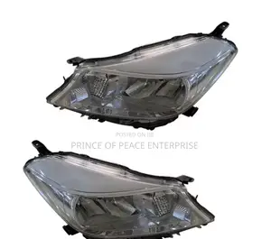 Toyota Vitz 2012 2013 2014 Headlight All White Pair