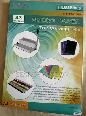A3 PVC Binding Cover