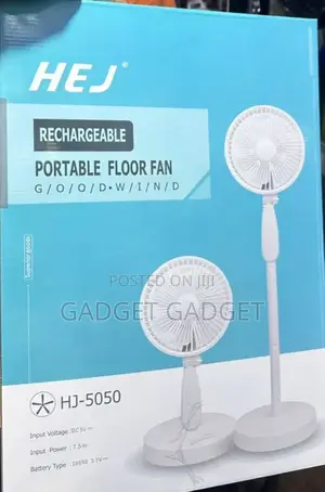 10 Inches Auto Rotating Rechargeable Fan