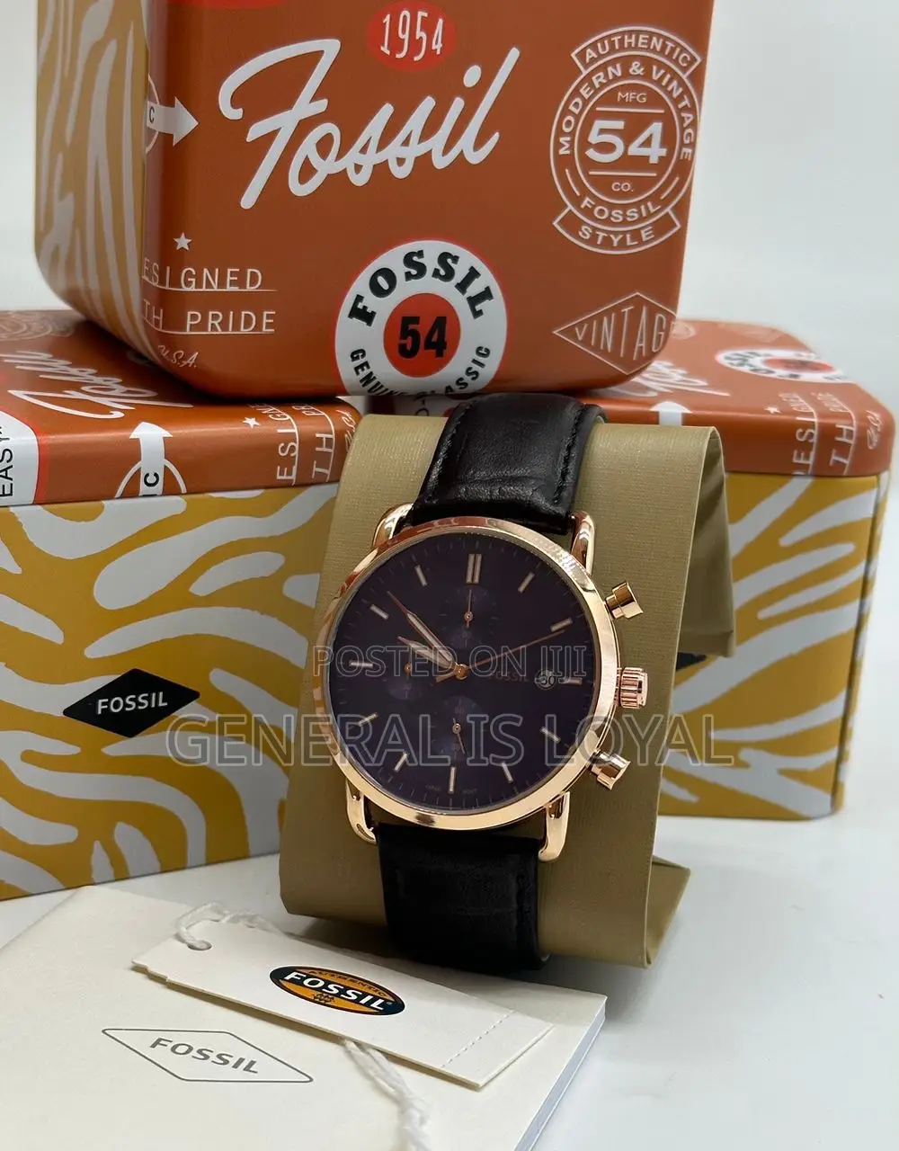 Fossil Leather Watch
